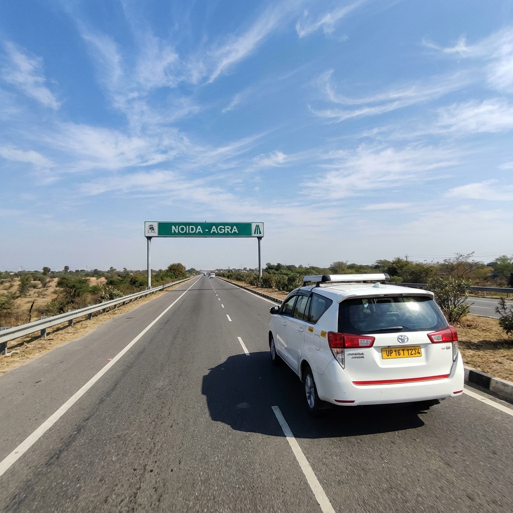 Innova Taxi on Highway